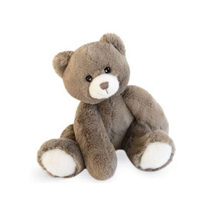 Peluche moyenne à grande ours Oscar taupe 25 cm 