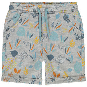 Bermuda molleton imprimé fantaisie pour bébé garçon 