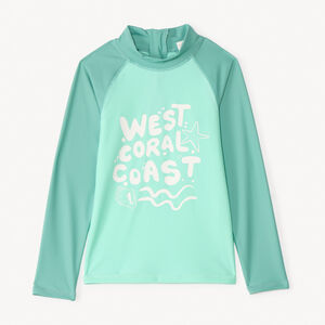 T-shirt manches longues anti UV print fantaisie pour garçon 