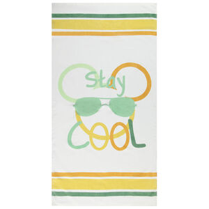 Serviette de plage en éponge print Mickey Disney pour garçon 