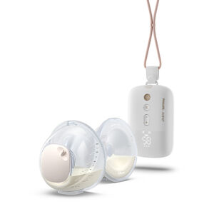 Tire-lait électrique double mains libres blanc 