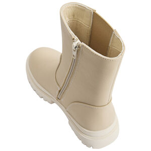 Bottes zippées à grosse semelle crantée pour fille 