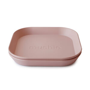 Lot de 2 assiettes carrées - Blush 
