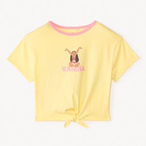 T-shirt manches courtes print Vaiana Disney fille 