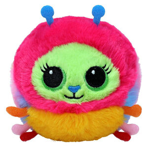 Peluche rebondissante Beanie Bouncers Crystal la chenille 