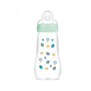 Biberon en verre 0/6 mois 260ml – tétine débit 2 