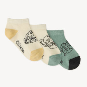 Lot de 3 paires de chaussettes courtes Pat' Patrouille pour bébé garçon 