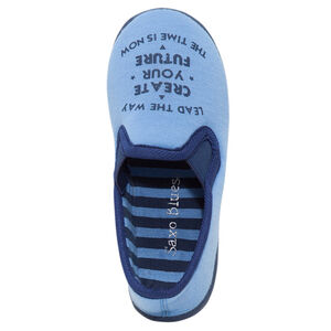 Chaussons bas en jersey avec inscription printée 