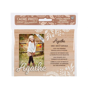 Cadre photo personnalisé 18,5 x 14,5 cm Agathe 