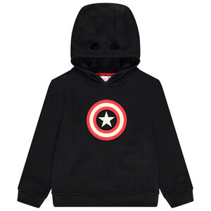 Sweat à capuche ludique Captain America Marvel pour garçon 