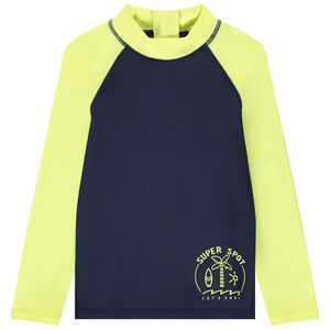 T-shirt manches longues anti-UV SPF 50+ print surf pour garçon 