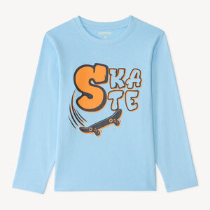 T-shirt manches longues print fantaisie pour garçon 