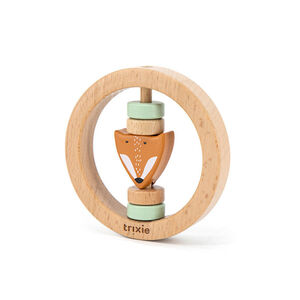 Hochet rond en bois - Mr. Fox 