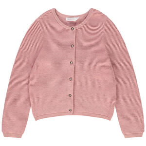Gilet en tricot fantaisie pailleté pour fille 