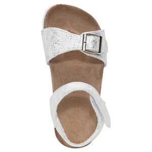 Nu-pieds irisés avec semelle effet liège 