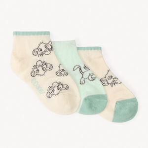 Lot de 3 chaussettes courtes Le Roi Lion Disney pour bébé garçon 
