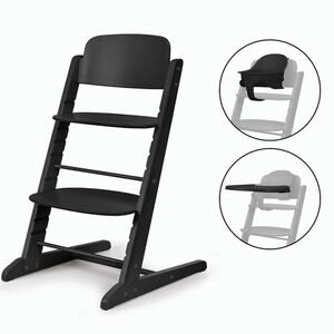 Chaise haute Iris 3-en-1 Stunning Black 