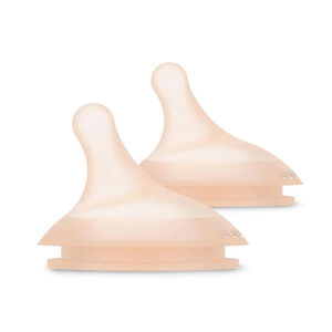 Lot de 2 tétines en silicone anti-colique Zero.Zero débit moyen M fair 