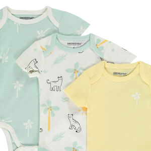 Lot de 7 bodies manches courtes fantaisie pour bébé garçon 