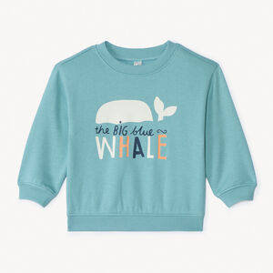 Sweat molleton oversize printé pour bébé garçon 