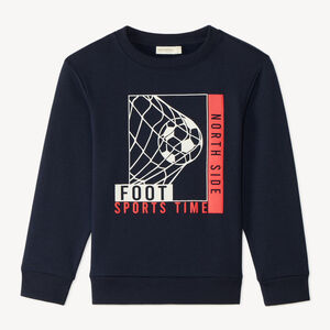 Sweat en molleton print fantaisie pour garçon 