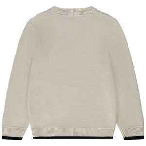Pull en jacquard fantaisie garçon 