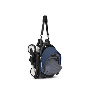 Poussette Stokke® YOYO³ à partir de 6 mois - cadre blanc/bleu Air France 