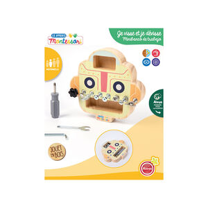 Jeu éducatif Mon robot bricolage je visse et je dévisse  