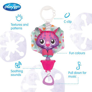 Peluche musicale à cordon Polar Pals – Arctic Cat 