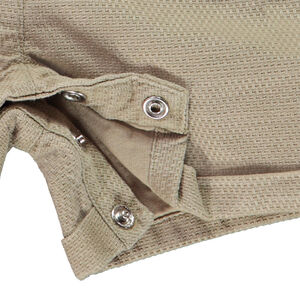 Salopette courte effet nid d'abeille avec ceinture arty pour bébé fille 