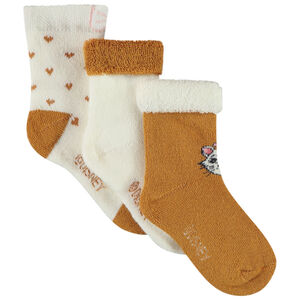 Lot de 3 paires de chaussettes bouclette Marie Les Aristochats Disney pour bébé fille 