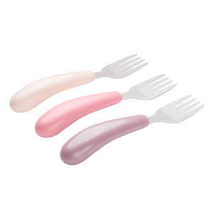 Set de 3 fourchettes en métal Miamix - Rose 