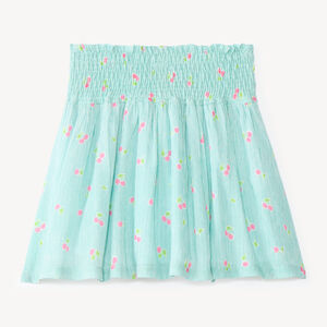 Jupe patineuse imprimé cerises pour fille 
