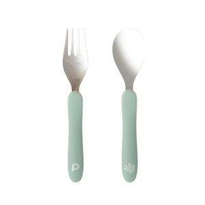 Set de couvert cuillère et fourchette Miamix - vert 