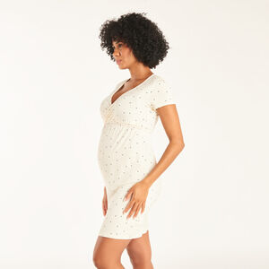 Nuisette manches courtes à pois pour femme 