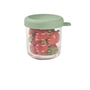 Pot de conservation en verre 250ml sage green 
