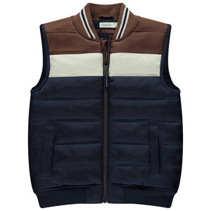 Doudoune sans manches effet color block pour garçon  