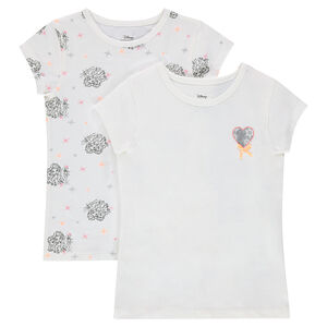 Lot de 2 maillots de corps en coton print Disney Reine des neiges 