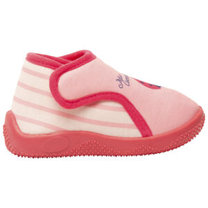 Chaussons forme bottillons print coccinelle à scratch pour bébé fille 