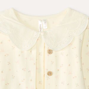 Ensemble 2 pièces bébé fille body effet gilet et legging 