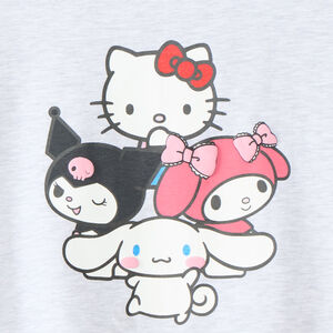 T-shirt manches courtes print Hello Kitty pour fille 