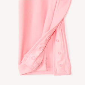 Combinaison de bain anti-UV rose pour bébé fille 