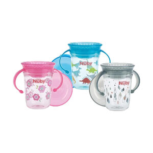 Tasse d'apprentissage avec anses en tritan 240ml (coloris aléatoire) 