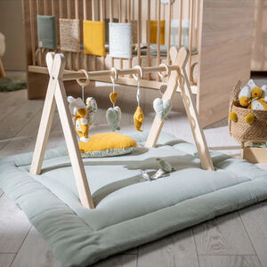 Arche d'éveil en bois avec jouets Promenons-nous 