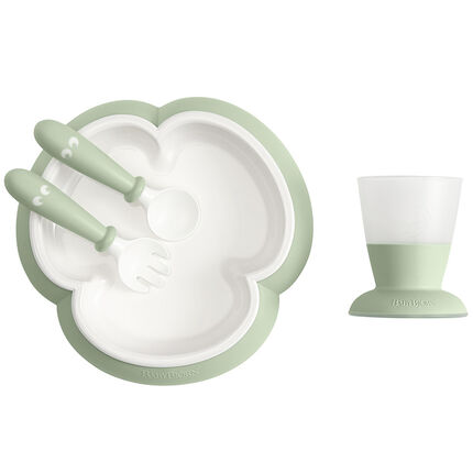 Set Repas Bebe Vert Pastel Orchestra Fr