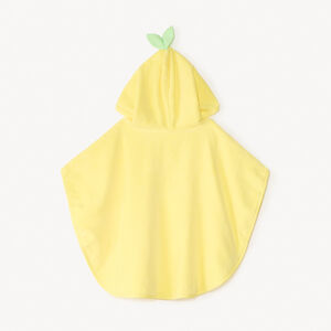 Cape de bain ludique en forme de citron pour bébé fille 