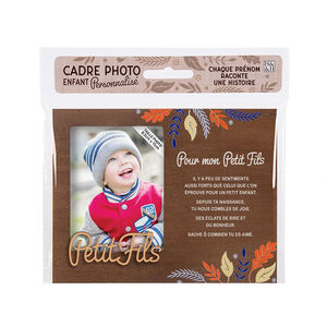 Cadre photo personnalisé 18,5 x 14,5 cm Petit fils 