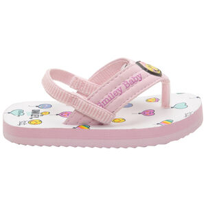 Tongs à imprimés et patch Smiley Baby pour bébé fille 