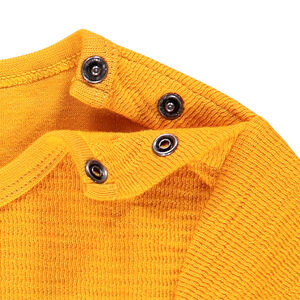 T-shirt manches longues jaune print animaux pour bébé garçon 