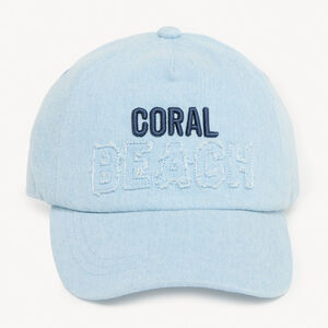 Casquette denim avec broderie pour garçon 